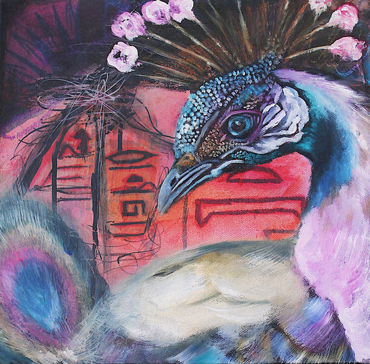 Ancient Elegance : A peacock portrait